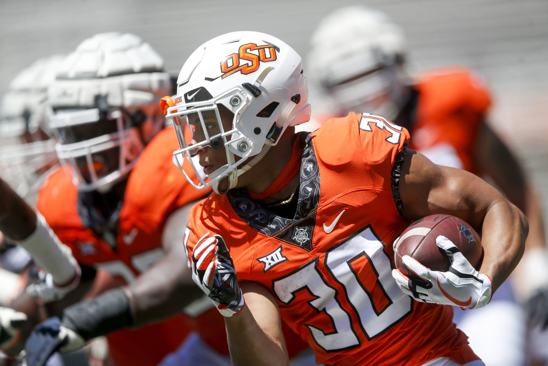 Chuba Hubbard in 2019